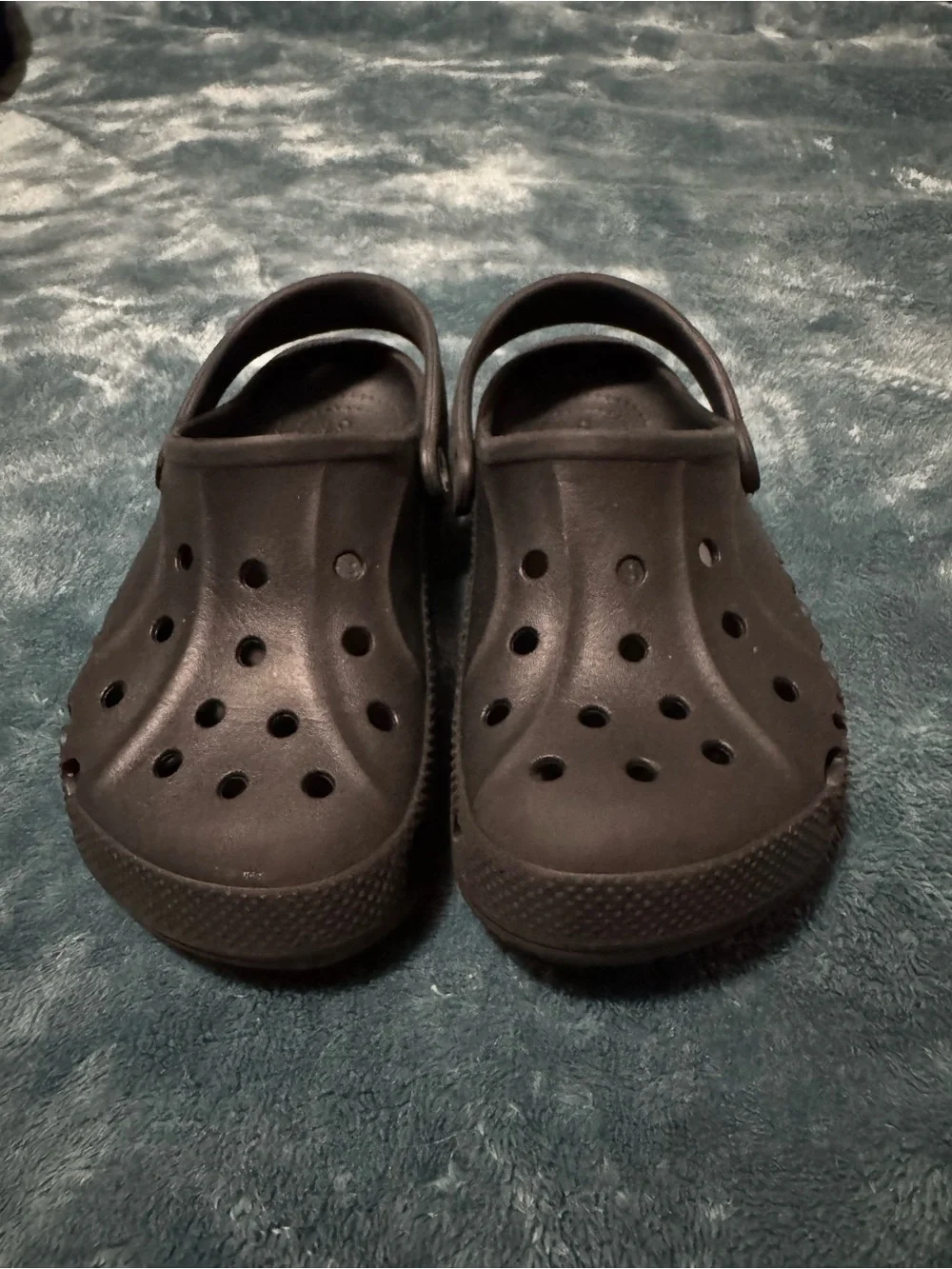Crocs Classic Clog Black Kids Junior 2 Slip-On Shoes Y2K Streetwear Minimalist
